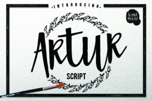 Artur: A Modern Script Typeface for Digital Branding