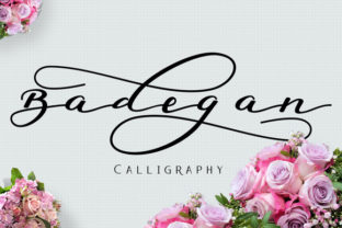 Badegan Calligraphy: A Modern Script Font That Makes Your Headlines Dance