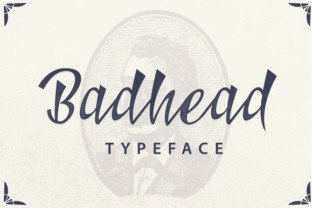 Badhead: A Charming Display Font for Digital Branding