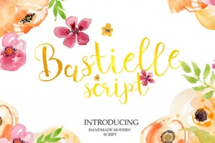 Bastielle: A Modern Script Font for Trusted Branding