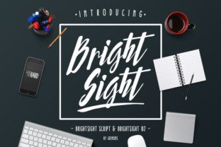 Bright Sight: A Dynamic Script Font for Digital Branding