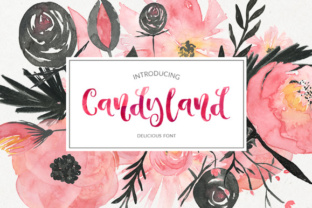 Candyland: A Playful, Elegant Script Font for Handmade Creators