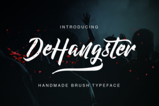 DeHangster: A Hand-Brush Script Typeface That Feels Human