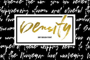 Density: A Handwritten Display Font for Expressive Web Design