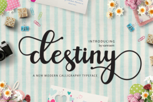 Destiny Font: A Script Font That Elevates Real Small Business Branding