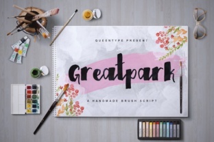 Greatpark Typeface: A Handmade Script for Editorial Warmth