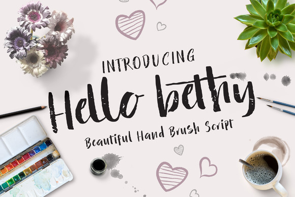 Hello Bethy: A Warm, Professional Script Font for Small Businesses
