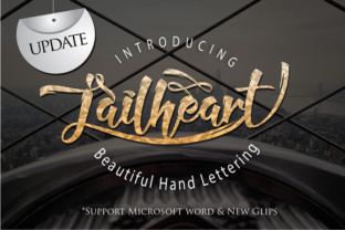 Jailheart: A Hand-Lettered Typeface That Breathes Life Into Editorial Moments