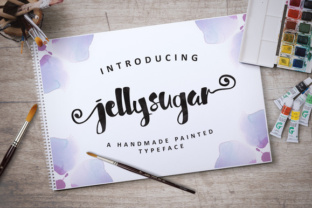 Jellysugar: A Handmade Brush Script That Feels Like Real Ink