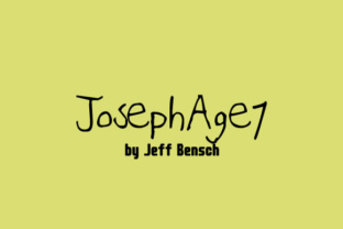Joseph Age 7: A Warm, Handcrafted Script Font for Makers