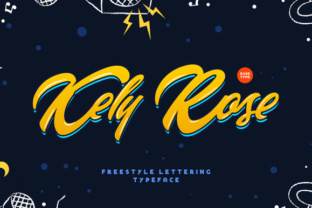 Kely Rose: A Handlettered Font for Editorial Warmth