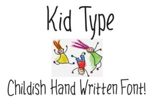 Kidtype: A Playful Handwritten Font for Digital Branding