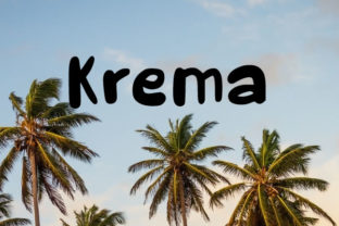 Krema: A Refined Script Amp Font for Digital Branding