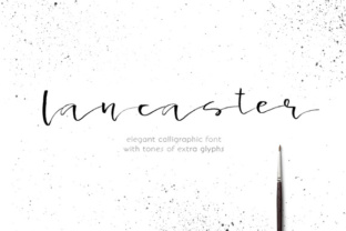 Lancaster: A Refined Script Font for Campaign Headlines