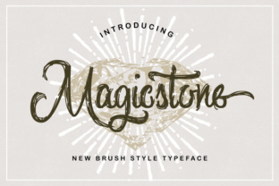 Magicstone Typeface: Hand-Painted Script for Authentic Craft Brands
