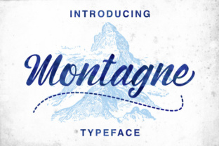 Montagne Typeface: A Hand-Painted Script for Scroll-Stopping Campaigns