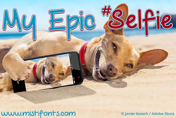 My Epic Selfie: A Warm, Confident Script Font for Editorial Moments