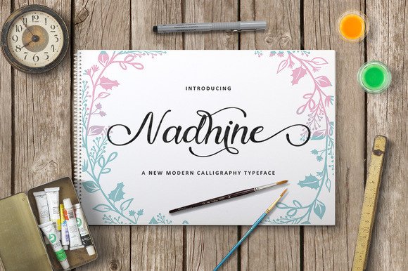 Nadhine Script: A Handwritten Font That Elevates Real Small Business Branding