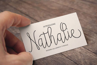 Nathalie: A Natural-Handwriting Script Font for Real Branding Work