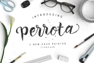 Perrota Typeface: A Hand-Painted Script Font That Feels Human