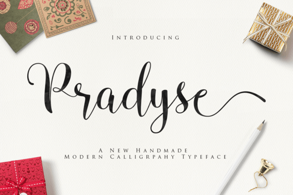 Pradyse: A Refined Script Font for Digital Branding