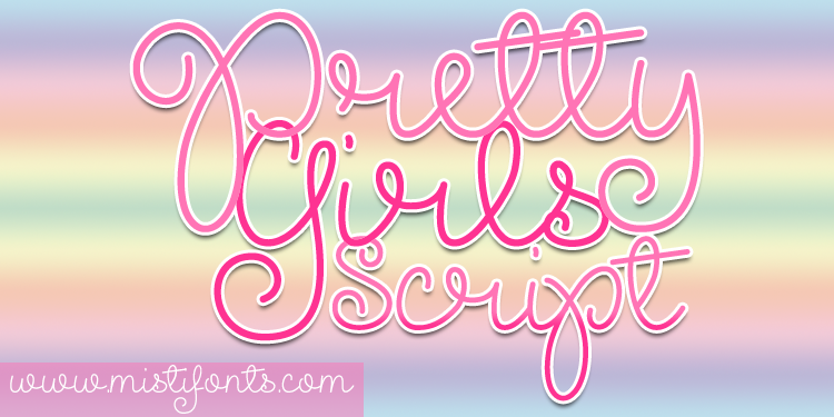 Pretty Girls Font: A Delicate Script for Editorial Charm