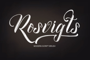 Rosvigts Brush: A Handmade Script Font That Feels Like It Belongs