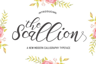 Scallion Font: Elegant Handwritten Charm for Crafters & Sellers