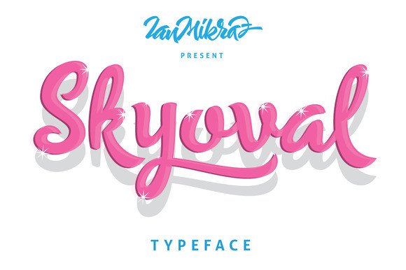 Skyoval: A Handwritten Font That Feels Human, Not Hectic