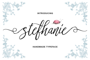 Stefhanie: A Handmade Script Typeface That Breathes Life Into Quiet Moments