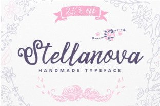 Stellanova: A Handwritten Script Font for Digital Branding