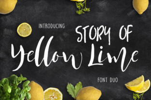Story of Yellow Lime: A Thoughtful Script Font for Editorial Warmth