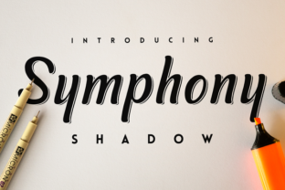 Symphony Shadow: A Modern Script Font for Real Business Branding