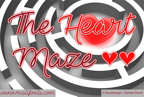 The Heart Maze: A Thoughtful Script Font for Editorial Moments